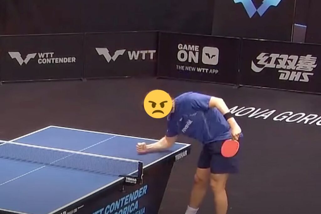 Touch the Table in Table Tennis