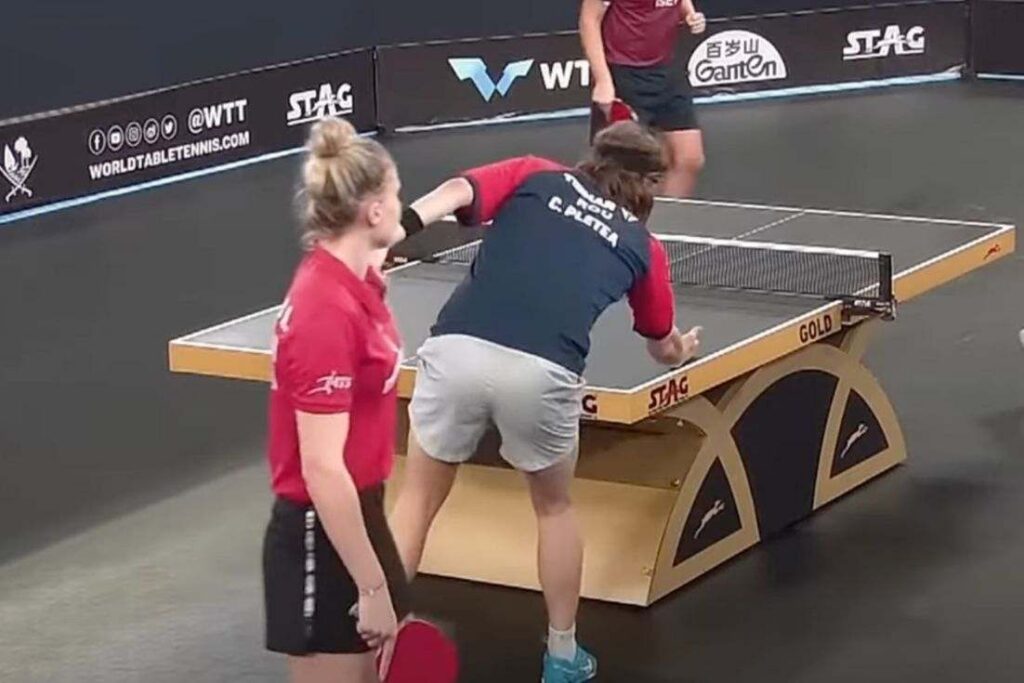 Touch the Table in Table Tennis