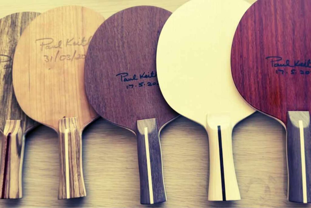 table tennis handle types